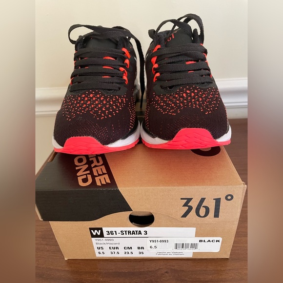 NEW 361 Degrees Strata 3 Athletic Running Shoes Women Size 6.5 - Picture 3 of 5